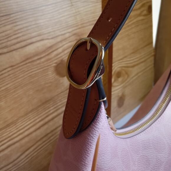 Coach Pink Powder Emily Shoulder Bag Crossbody With Charms - NEW In Hand CDW86 - Picture 4 of 8